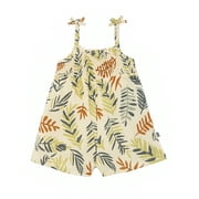 Modern Moments Toddler Girl Sleeveless Wide Leg Romper, Sizes 12M-5T